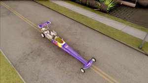 Dragster Red Bull для GTA San Andreas общий вид