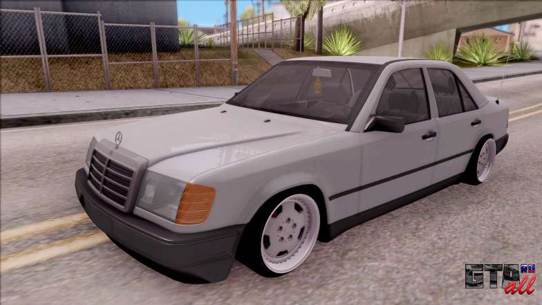 Mercedes Benz E200 W124 Stance для GTA San Andreas вид спереди