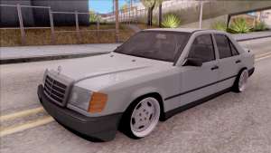 Mercedes Benz E200 W124 Stance для GTA San Andreas вид спереди