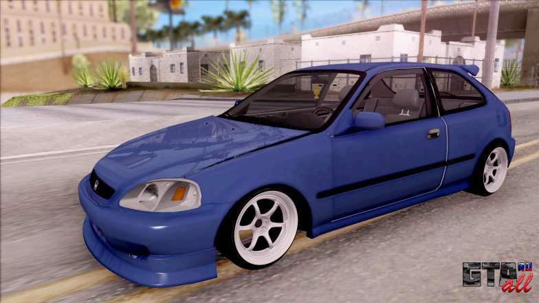 Honda EK9 Civic Stance для GTA San Andreas вид спереди