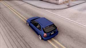 Honda EK9 Civic Stance для GTA San Andreas вид сверху