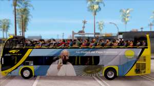 Scania Metalsur Starbus 2 Descapotable для GTA San Andreas вид сбоку