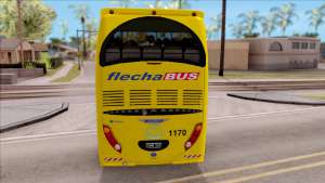 Scania Metalsur Starbus 2 Descapotable для GTA San Andreas вид сзади