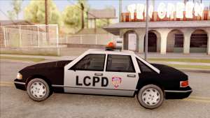 Police Car from GTA 3 для GTA San Andreas вид сбоку