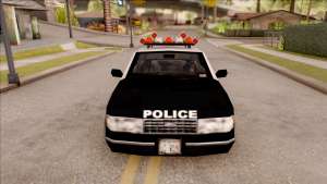 Police Car from GTA 3 для GTA San Andreas передняя часть