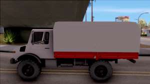 Mercedes-Benz Unimog Vojno Vozilo для GTA San Andreas вид сбоку