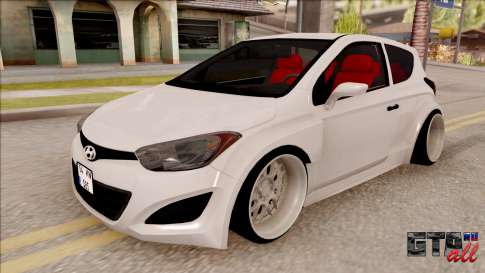 Hyundai i20 для GTA San Andreas вид спереди