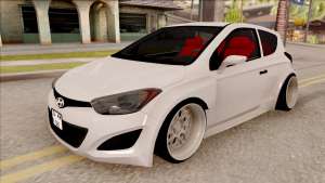 Hyundai i20 для GTA San Andreas вид спереди