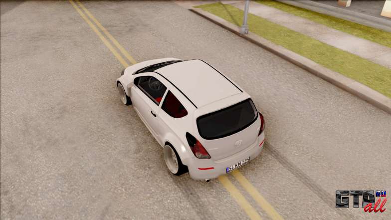 Hyundai i20 для GTA San Andreas вид сверху