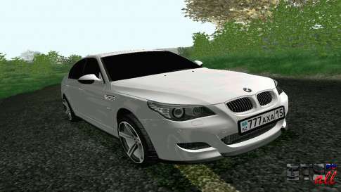 BMW M5 E60 для GTA San Andreas вид спереди