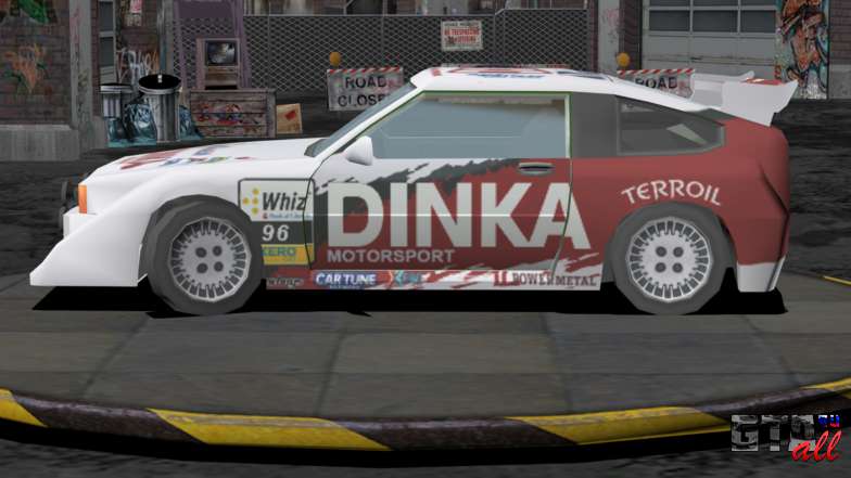 Dinka Blista Compact Rally Edition для GTA San Andreas раскраска