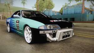 Nissan Skyline R32 Drift Falken для GTA San Andreas вид спереди