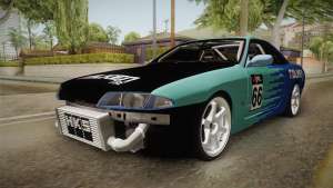 Nissan Skyline R32 Drift Falken для GTA San Andreas передняя часть