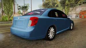 Chevrolet Optra 2010 Hajwala Saudi для GTA San Andreas вид сзади