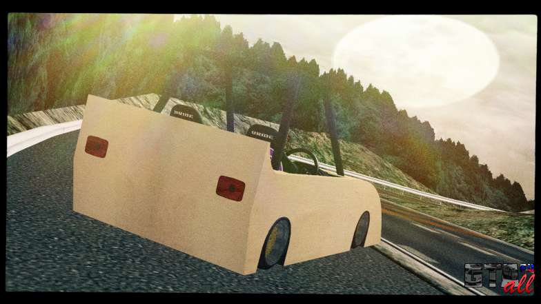 Nissan 180SX Plank для GTA San Andreas вид сзади