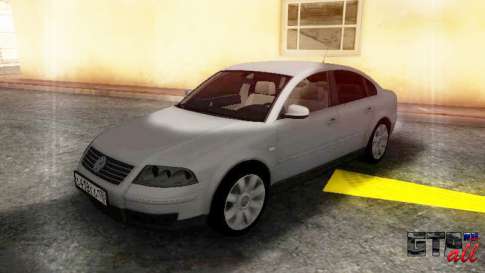 Volkswagen Passat B5 GVR для GTA San Andreas вид спереди