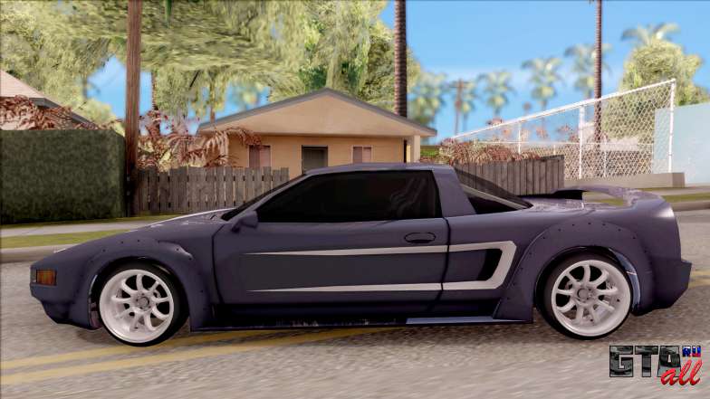 BlueRay Infernus R v1 для GTA San Andreas вид сбоку