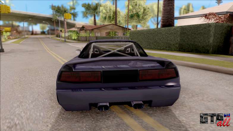 BlueRay Infernus R v1 для GTA San Andreas вид сзади