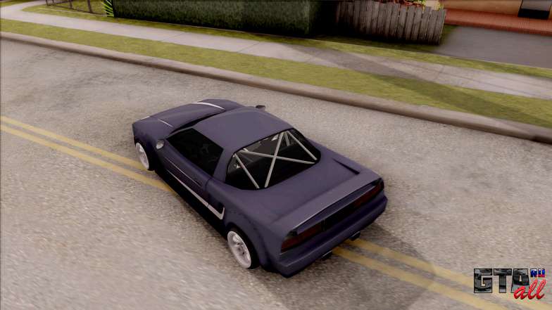 BlueRay Infernus R v1 для GTA San Andreas вид сверху