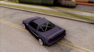 BlueRay Infernus R v1 для GTA San Andreas вид сверху