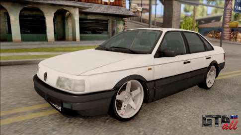 Volkswagen Passat B3 Sedan для GTA San Andreas вид спереди