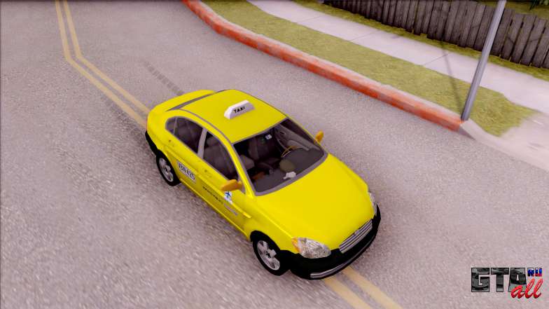 Hyundai Accent Taxi Colombiano для GTA San Andreas общий вид