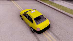 Hyundai Accent Taxi Colombiano для GTA San Andreas вид сверху