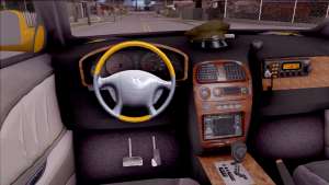 Hyundai Accent Taxi Colombiano для GTA San Andreas салон