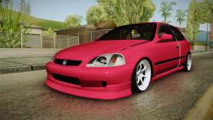 Honda Civic EK9 Stance для GTA San Andreas вид спереди