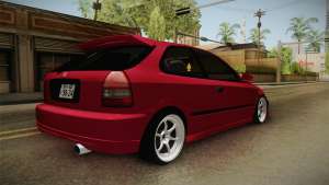 Honda Civic EK9 Stance для GTA San Andreas задняя часть