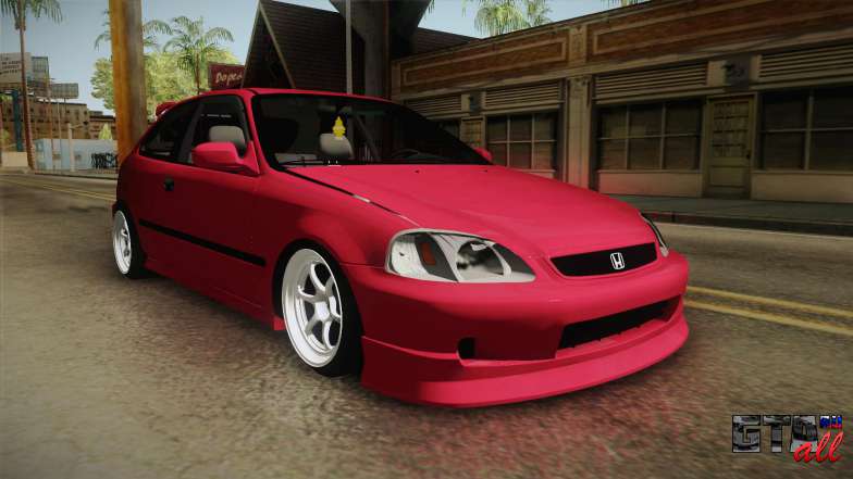 Honda Civic EK9 Stance для GTA San Andreas передняя часть