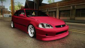 Honda Civic EK9 Stance для GTA San Andreas передняя часть