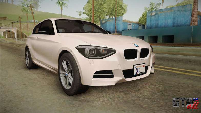 BMW M135i 2013 для GTA San Andreas вид спереди