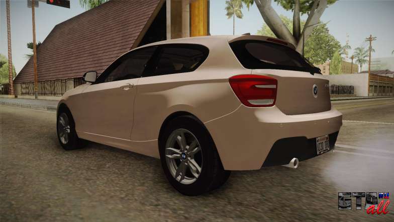 BMW M135i 2013 для GTA San Andreas задняя часть