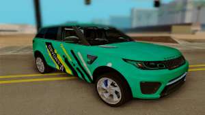 Range Rover SVR для GTA San Andreas вид спереди