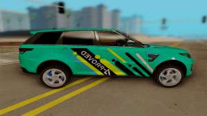 Range Rover SVR для GTA San Andreas вид сбоку