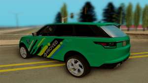 Range Rover SVR для GTA San Andreas вид сзади