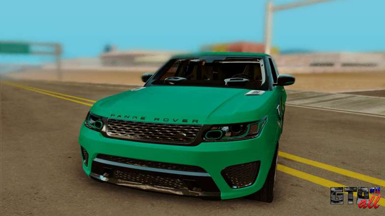 Range Rover SVR для GTA San Andreas передняя часть