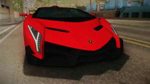 Lamborgini Veneno Roadster 2014 IVF v2 для GTA San Andreas экстерьер