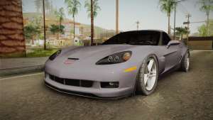 Chevrolet Corvette C6 Z06 для GTA San Andreas вид спереди