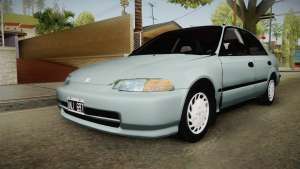 Honda Civic 1.5 LX 1995 для GTA San Andreas вид спереди