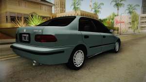 Honda Civic 1.5 LX 1995 для GTA San Andreas задняя часть