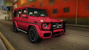 Mercedes-Benz G65 AMG 2013 для GTA San Andreas вид спереди