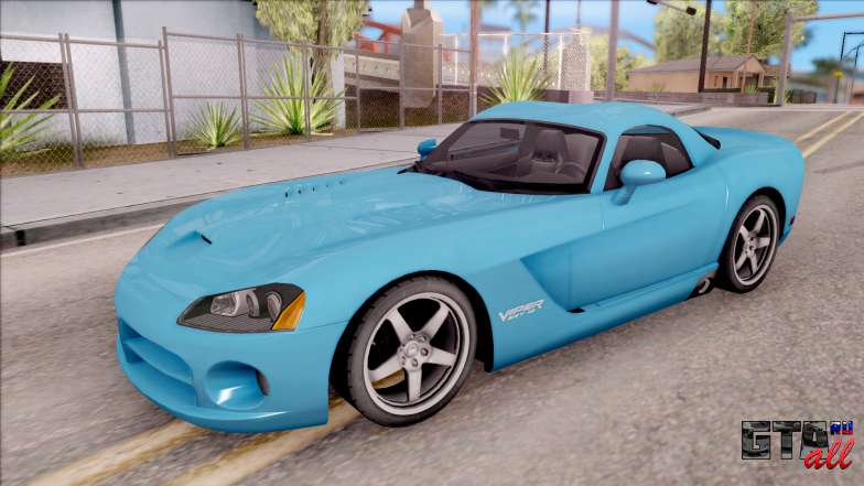 Dodge Viper SRT-10 для GTA San Andreas вид спереди