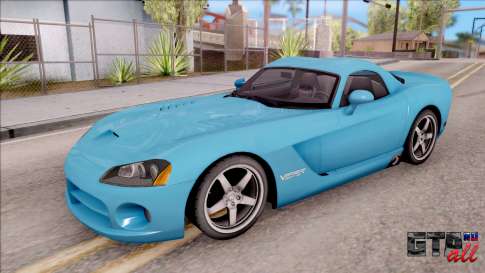 Dodge Viper SRT-10 для GTA San Andreas вид спереди