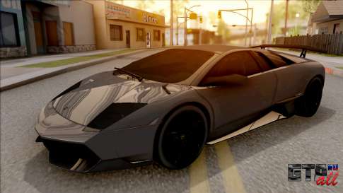 Lamborghini Murcielago LP670-4 SV для GTA San Andreas вид спереди