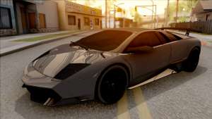 Lamborghini Murcielago LP670-4 SV для GTA San Andreas вид спереди