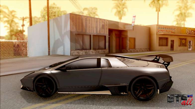 Lamborghini Murcielago LP670-4 SV для GTA San Andreas вид сбоку