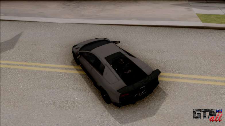 Lamborghini Murcielago LP670-4 SV для GTA San Andreas вид сверху