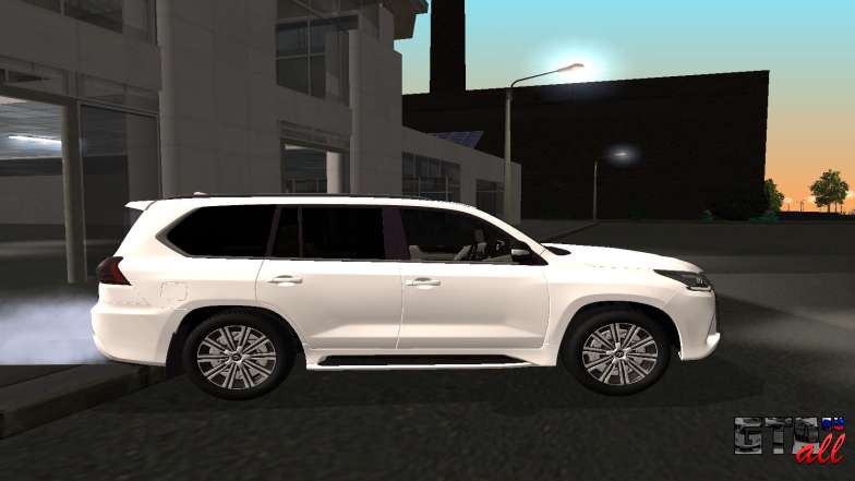 Lexus LX570 2016 для GTA San Andreas вид сбоку